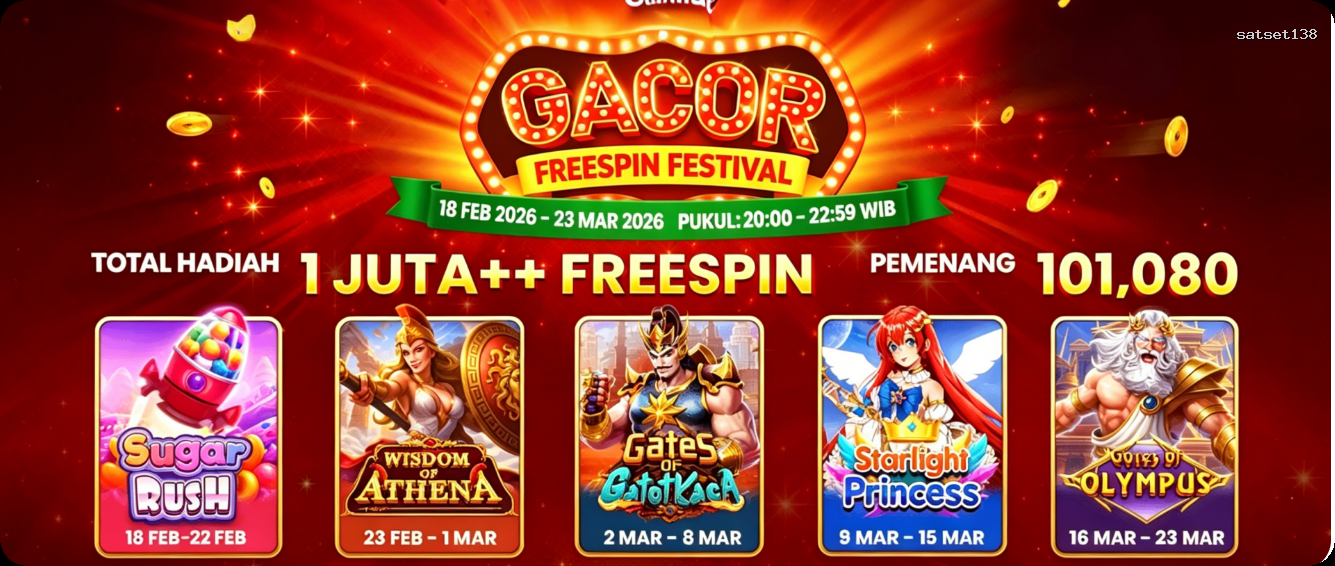 Login satset138 Sekarang Bonus Melimpah